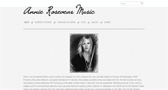 Desktop Screenshot of annierosevear.com